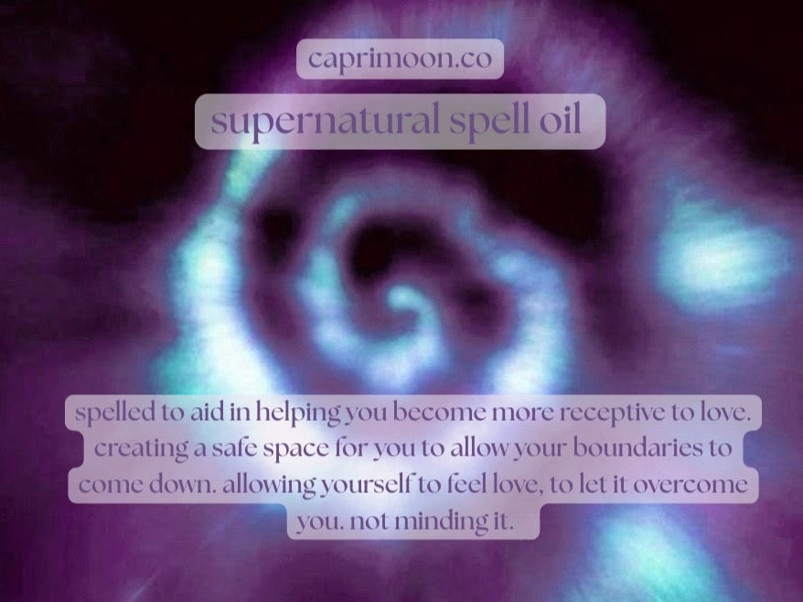 supernatural spell oil