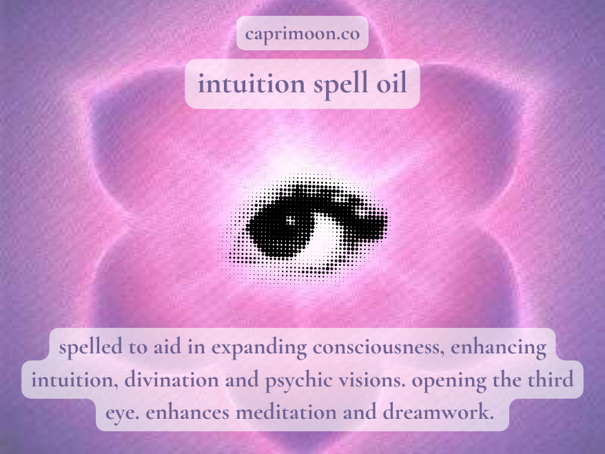 intuition spell oil