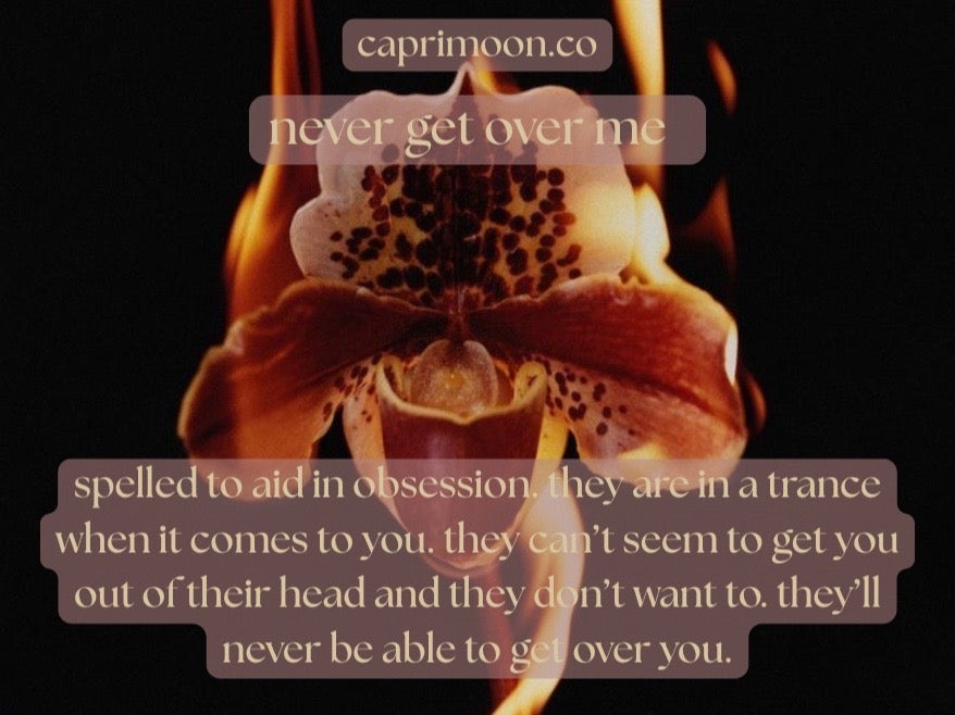 never get over me