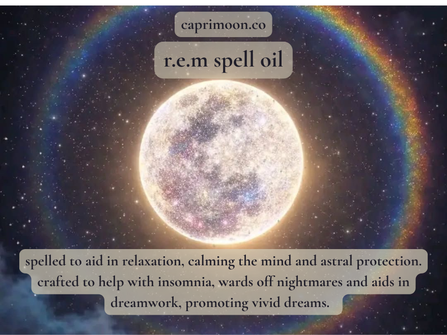 r.e.m spell oil